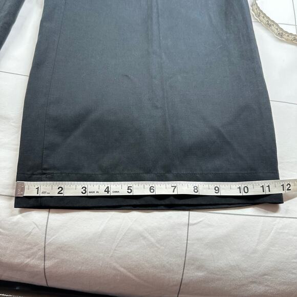 Madewell Pants Womens XL Black Pull On Straight Drapey Twill Relaxed Lyocell - Picture 12 of 12